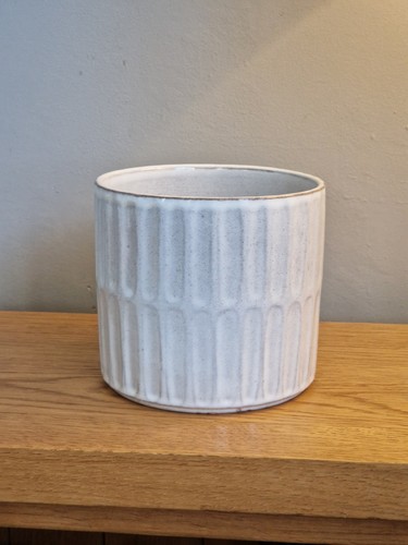 Ceramic plant pot light grey - ceramic,