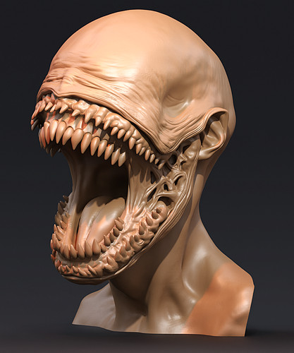 Venom concept bust - concept, model