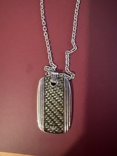 Emporio Armani Dog Tag Pendant Chain / Necklace 