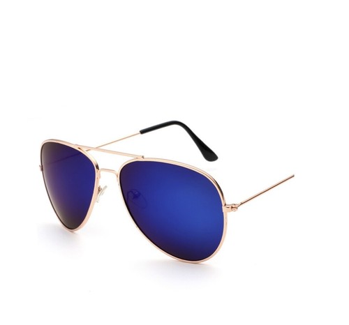 Metal frame classic sunglasses - metal,
