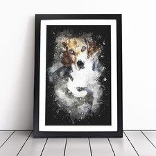 Beagle Dog Framed Canvas Wall