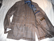 Hackett Mayfair wool/cashmere fabric by Loro Piana Tweed Jacket Sz uk 38L"EUR48L