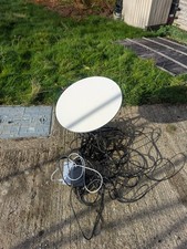 Starlink Gen 1 Satellite Internet Dish Kit: Dish, Stand, Cables, Router, PoE PSU