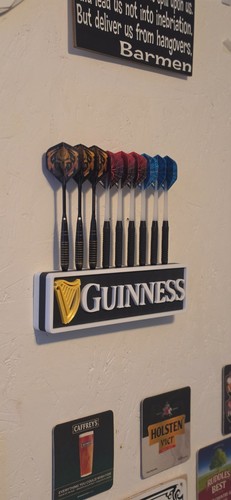 Guinness dart holder wall - guinness,