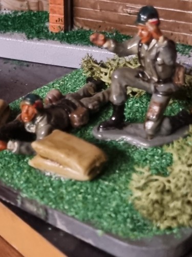 Painted german soldiers - painted,