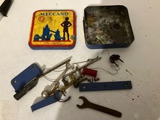 Meccano Elektron Small Parts Tin 1A & Contents Including Spanner