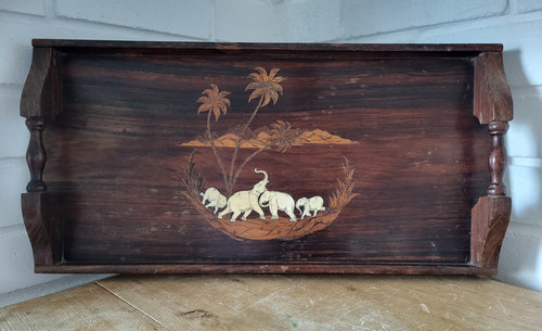 Vintage wooden serving - vintage,