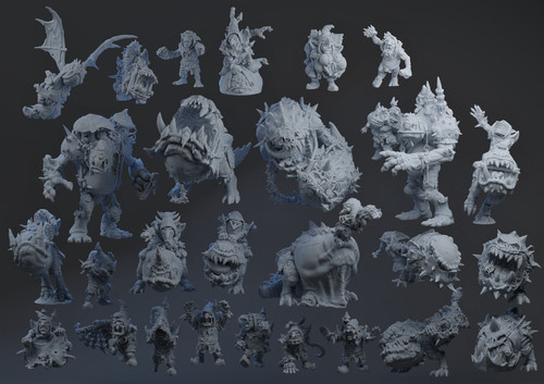 Goblin squig teams fearsome - teams, 'fearsome