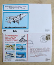 Aviation RAF FDC Hawker Siddeley VAFA Unsent, 1996, 50th Schneider Trophy 1981