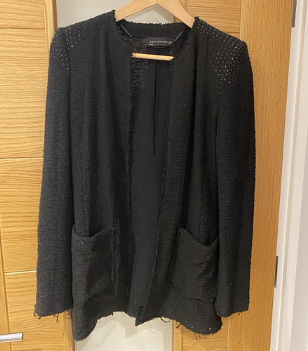 Zara women black tweed - women’s,