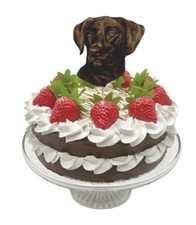 Chocolate Labrador Cake Topper