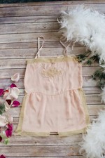 Vintage 1920s blush pink silk
