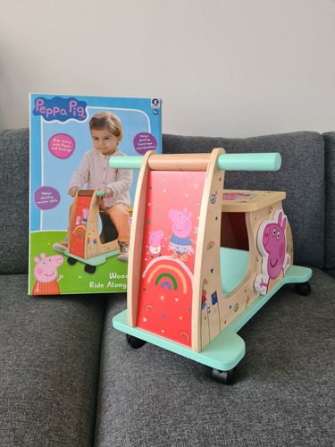 Peppa pig wooden ride - peppa,
