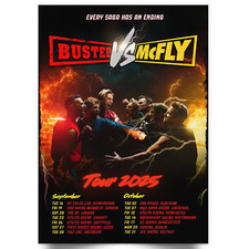 Mcfly vs Busted Concert Poster