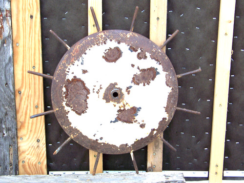 Industrial farm rusty rotary - industrial,