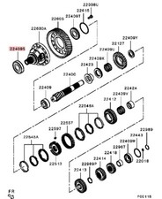 BEARING BEARING DIFF 5 SPEED