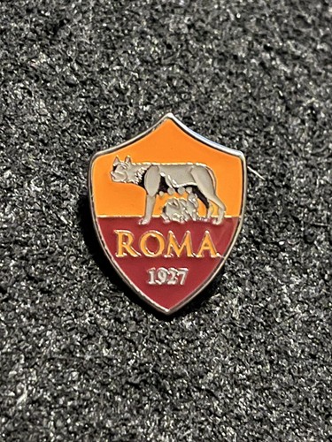 Roma club crest enamel pin - as,