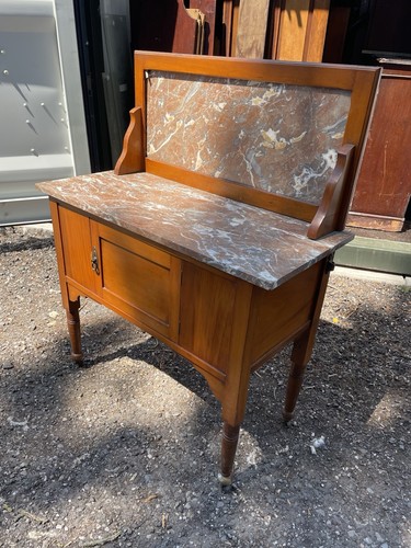 Nice marble top washstand with - nice,