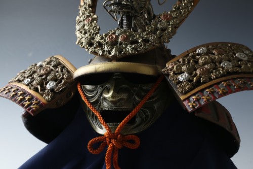 Large vintage japanese samurai - japanese,