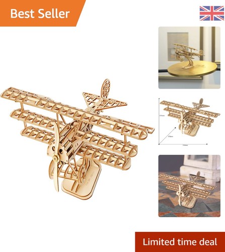Elegant wooden airplane - wooden,