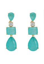 Valentina Drop Earrings Gold