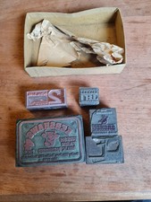 Job lot of 5 printing letterpress vintage/quirky 
