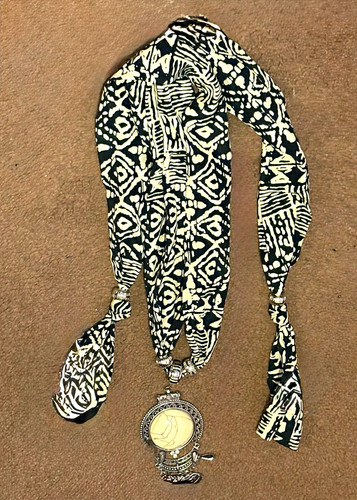 Black white fabric - &,