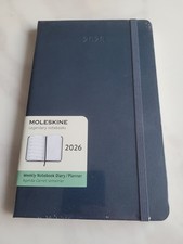 Large Moleskine 2026 Weekly Diary Planner Blue Hard Cover - CHEAPEST LISTED