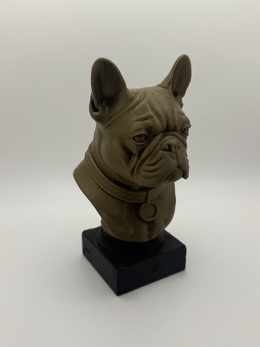 French bulldog dog sculpture - bulldog,