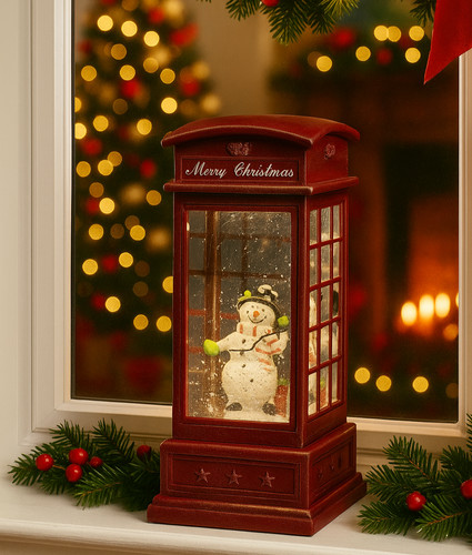 Christmas snow globe lantern - christmas,
