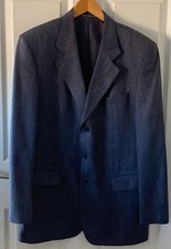 DAKS Jacket Mens 40R Blue