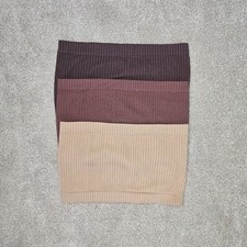 NEW LADIES MULTIPACK BOOB TUBES STRAPLESS BANDEAU STRETCH VEST BRA CROP TOP