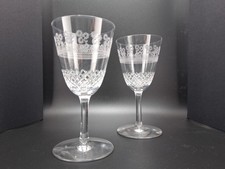 2 Edwardian Pall Mall etched &