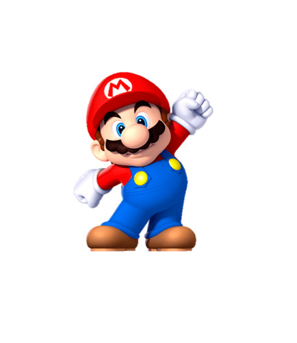 Edible printed super - super, mario