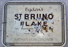 Ogdens St Bruno Flake Tin