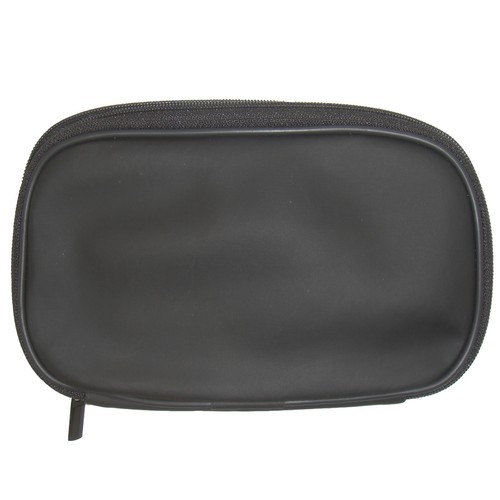 Black pvc microphone carry - pvc,