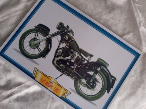 Ajs model 18s 1950 reproduced - model,