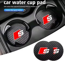 2 x AUDI S LINE Carbon Cup