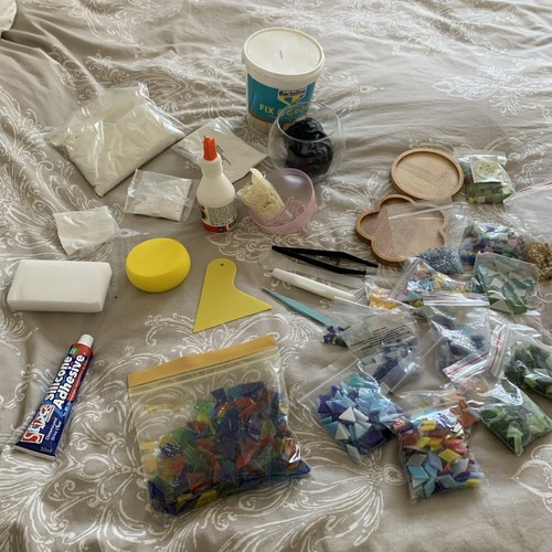 Job lot mosaic pieces - lot,