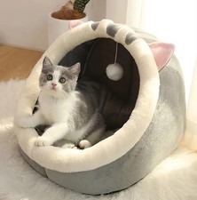 Pet Dog Cat Bed Round Plush