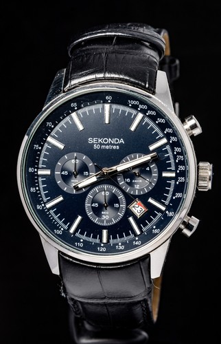 Sekonda chronograph black - sekonda,