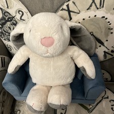 Sainsburys Grow & Play Bunny Rabbit Grey Ears & Paws Plush Soft Toy