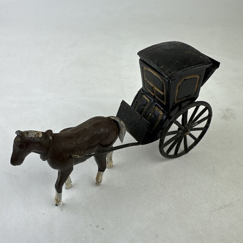 Vintage painted lead horse - vintage,
