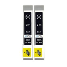 2 Black Ink Cartridges for