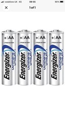12 X AA ENERGIZER ULTIMATE LITHIUM ULTRA BATTERIES LR6 L91 DIGITAL LOOSE WRAPED