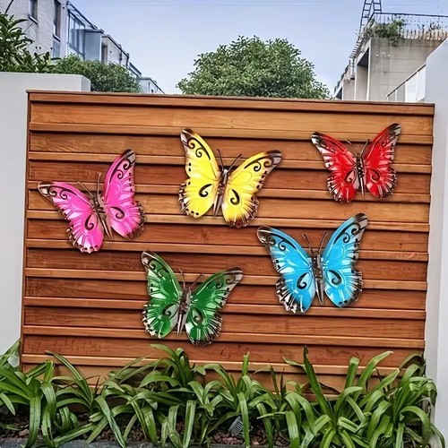 5pcs butterfly sculpture home - 5pcs,