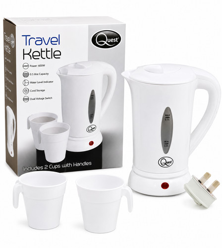 Quest 600w travel kettle - quest,