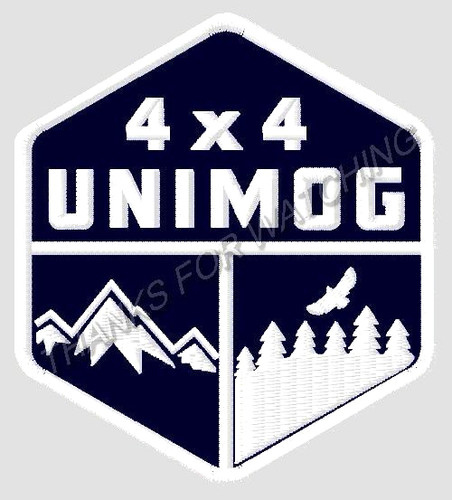 Unimog embroidered patch - 4,