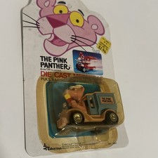 ​The Pink Panther 1982 Die Cast Metal Car Talbot Toys  -  RARE