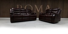 3+2 Leather Recliner Sofa Set